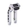 OG Chrome Performance 8.5 inch Pull Back Riser Legs with Aluminum Performance Digital Gauge Top Clamp