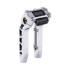 OG Chrome Performance 8.5 inch Pull Back Riser Legs with Chrome Performance Digital Gauge Top Clamp