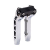 OG Chrome Performance 8.5 inch Pull Back Riser Legs with Black Performance Top Clamp