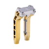OG Gold Plating Performance 8.5 inch Pull Back Riser Legs with Chrome Performance Top Clamp