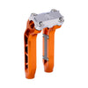 OG Orange Performance 8.5 inch Pull Back Riser Legs with Chrome Performance Top Clamp