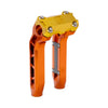 OG Orange Performance 8.5 inch Pull Back Riser Legs with Gold Performance Top Clamp