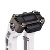 OG Black Chrome Performance Digital Gauge Top Clamp on OG Aluminum Performance Riser Legs