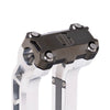 OG Black Chrome Performance Top Clamp on OG Aluminum Performance Riser Legs