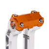 OG Orange Performance Top Clamp on OG Aluminum Performance Riser Legs