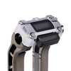 OG Chrome Performance Digital Gauge Top Clamp on OG Black Chrome Performance Riser Legs