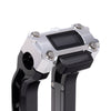 OG Aluminum Performance Digital Gauge Top Clamp on OG Black Performance Riser Legs