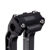OG Black Performance Digital Gauge Top Clamp on OG Black Performance Riser Legs