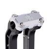 OG Chrome Performance Top Clamp on OG Black Performance Riser Legs