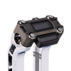OG Black Chrome Performance Digital Gauge Top Clamp on OG Chrome Performance Riser Legs