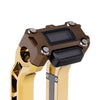 OG Bronze Performance Digital Gauge Top Clamp on OG Gold Plating Performance Riser Legs