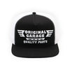 OG Quality Parts White/Black Trucker Hat - Team Dream Rides