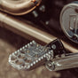 Harley Davidson Raw Aluminium Foot Peg installed on a 2025 Low Rider S FXLRS