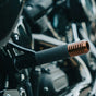 OG Rear Crash Bar for Harley-Davidson M8 Softail Bronze On Black installed on 2024 Harley-Davidson FXLRST Low Rider ST