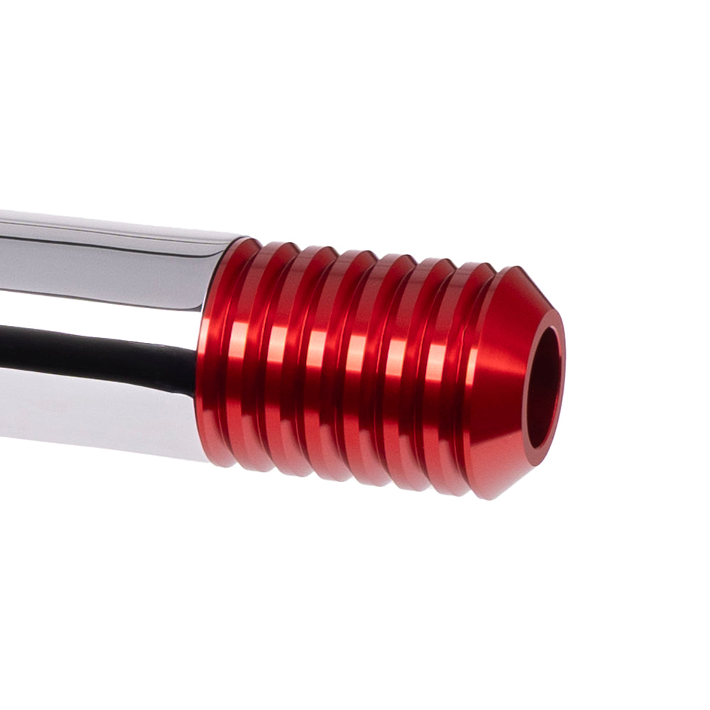 OG Replacement Billet Crash Bar Sliders Red On Chrome