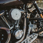 OG Round Air Cleaner Cover-Classic installed on a 2024 Road Glide FLTR Mystic Shift