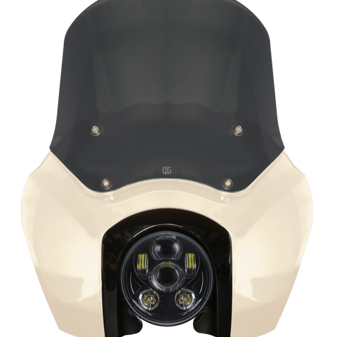 OG Softail Low Rider S Complete T-Sport Fairing Kit - White Sand Pearl - Original Garage Moto