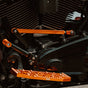 OG Touring Shift Linkage Orange installed on a 2024 Turbo Road Glide
