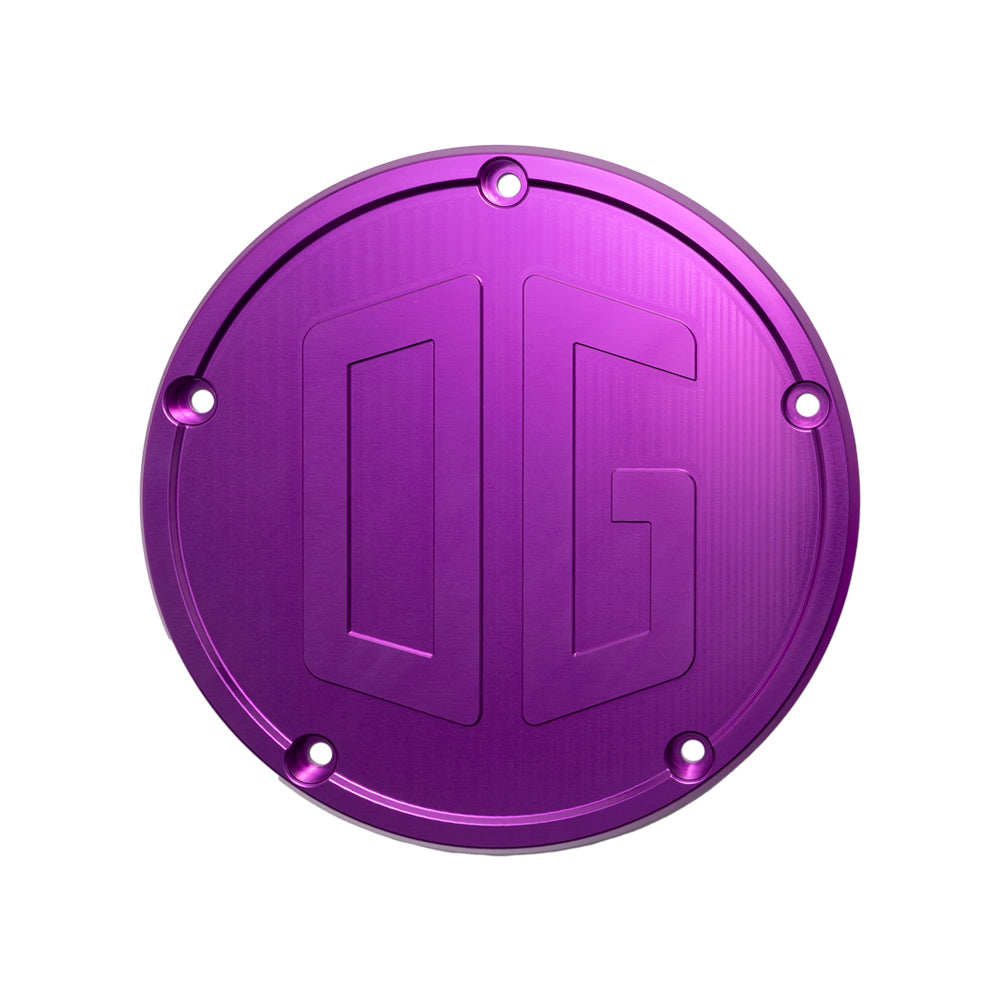 OG Purple Twin Cam Derby Cover