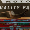 OG X Saddlemen Custom Step Up Seat for HDs Touring models Brown and Black with Black Stiches