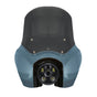 Sharkskin Blue OG Softail Low Rider S Complete T-Sport Fairing Kit with smoked windshield