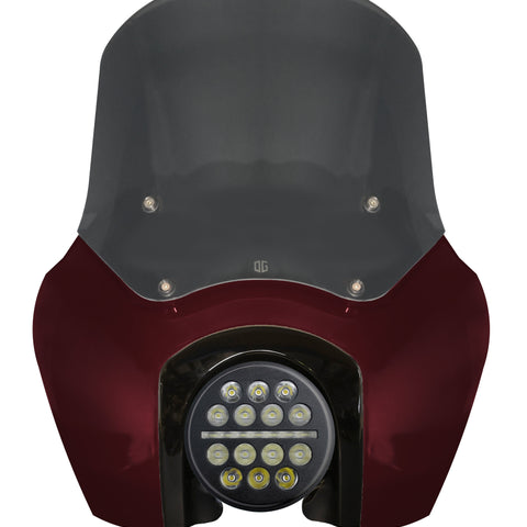 OG Harley-Davidson Softail Low Rider S Complete T-Sport Fairing Kit - Midnight Crimson - Original Garage Moto