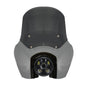 Original Garage Moto Softail Low Rider S Complete T-Sport Fairing Kit - Billiard Gray - 5.75 LED Black