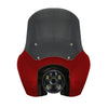 Original Garage Moto Softail Low Rider S Complete T-Sport Fairing Kit - Brilliant Red - 5.75 LED Black