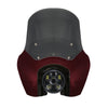 OG Softail Low Rider S Complete T-Sport Fairing Kit - Midnight Crimson - 5.75" LED Black