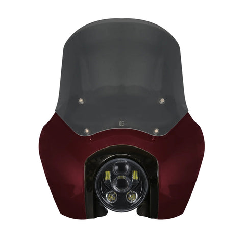 OG Softail Low Rider S Complete T-Sport Fairing Kit - Midnight Crimson - 5.75