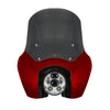 Original Garage Moto Softail Low Rider S Complete T-Sport Fairing Kit - Red Rock - 5.75 LED Chrome Headlight