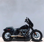 2017–2025 Harley M8 Softail motorcycle with Stealth Pipes exhaust system installed – American-made performance muffler