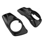 Advanblack 8'' SADDLEBAG SPEAKER LIDS COVER FOR 2014+ HARLEY DAVIDSON TOURING VIVID BLACK - Team Dream Rides