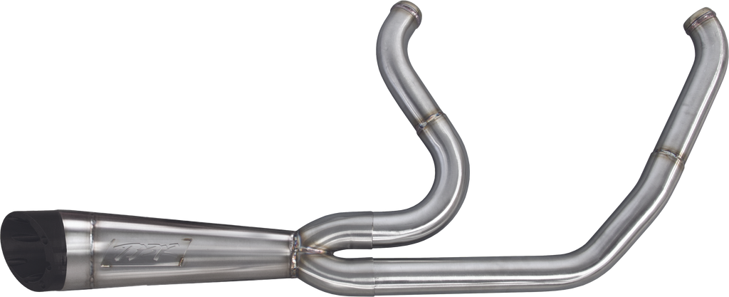 TBR Comp S 2-Into-1 Torque Exhaust System for Harley Davidson FLHR, FLHT, FLTRXS, and FLHTKL Models