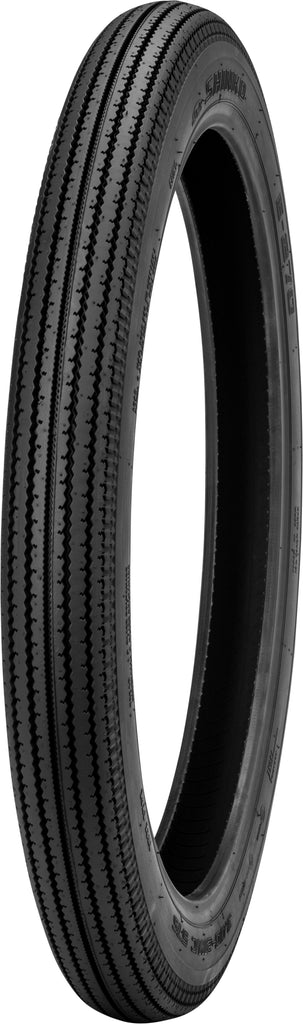 Shinko Tire 270 Super Classic Front 3.00-21 57s Bias Tt with Full Aspect Sawtooth Design