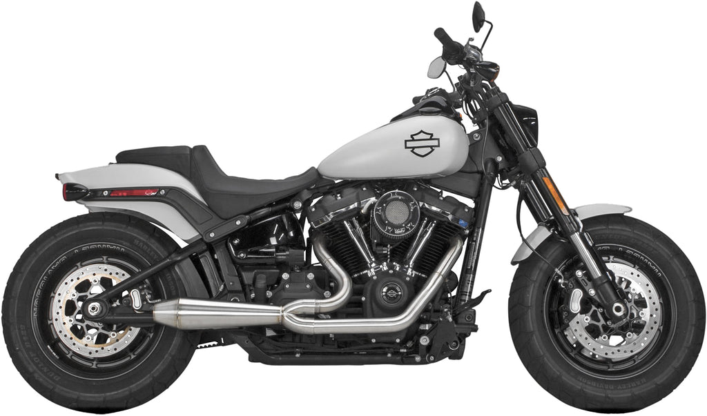 TBR Comp S Gen 2 2-into-1 Softail Brushed Exhaust for Harley Davidson