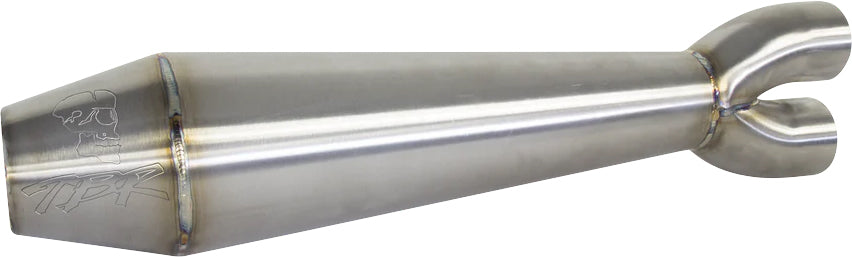 TBR Comp S 2-Into-1 M8 Exhaust System for Harley-Davidson - Brushed Finish