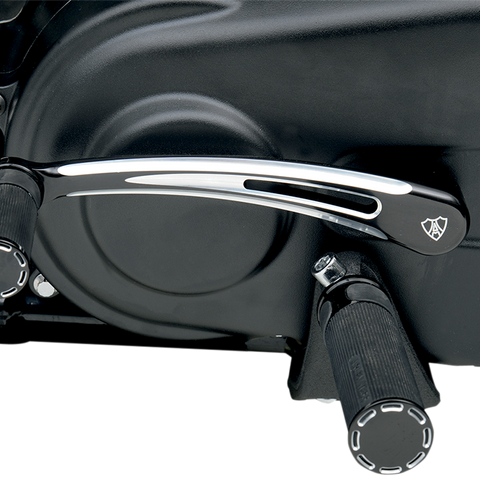 ARLEN NESS Shift Lever - Deep Cut - Black Anodized Ness Deep Cut Inner Shift Lever - Team Dream Rides