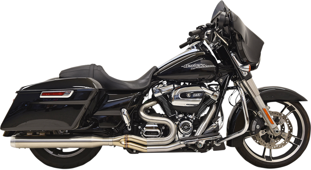 BASSANI XHAUST 2:1 Exhaust - Stainless Steel - Straight Can Road Rage III 2:1 Exhaust System - Team Dream Rides