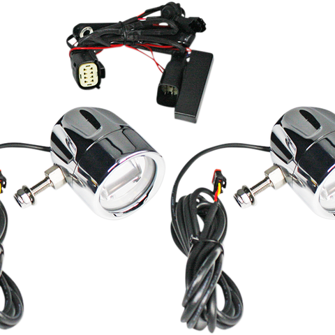 CUSTOM DYNAMICS LED Fog Light - SS8 - Chrome ProBEAM® LED Halo Fog Lamps - Team Dream Rides