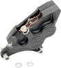 PERFORMANCE MACHINE (PM) 4-Piston Caliper - Front Left - Black Ops™ - 11.5" Four-Piston Differential-Bore Caliper - Team Dream Rides