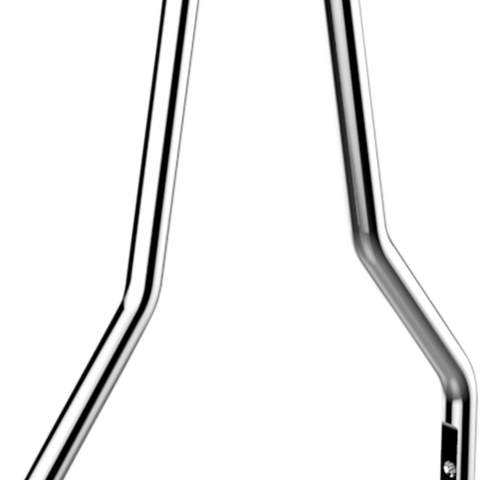 DRAG SPECIALTIES Round Tapered Sissy Bar - Chrome - 10