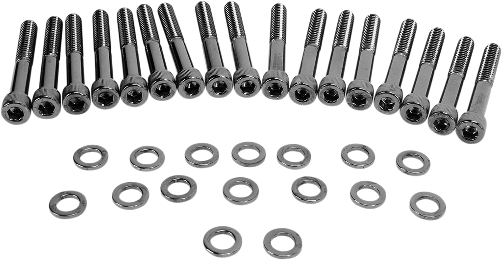 DRAG SPECIALTIES Bolt Kit Primary Knurled Socket-Head Bolt Set - Team Dream Rides