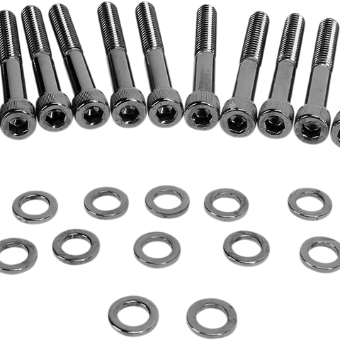 DRAG SPECIALTIES Bolt Kit Primary Knurled Socket-Head Bolt Set - Team Dream Rides