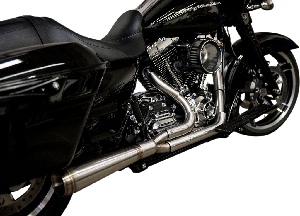 TRASK Assault 2:1 Exhaust - Full Stainless - Straight - '07-'16 FL Assault 2:1 Exhaust System - Team Dream Rides