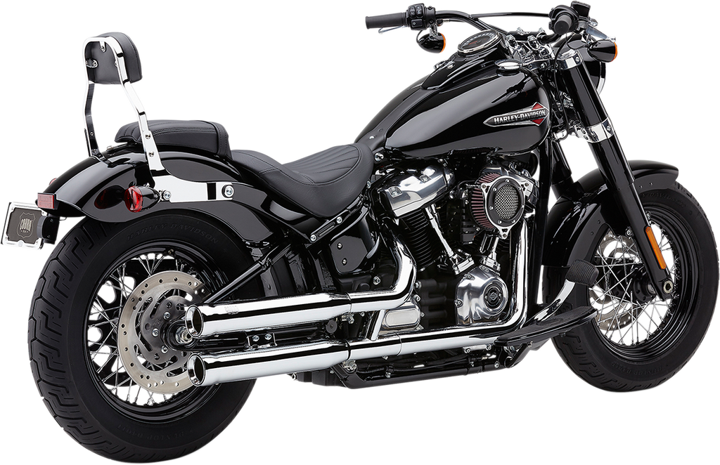 COBRA Neighbor Hater Mufflers for Softail - Chrome Neighbor Hater Slip-On Mufflers - Team Dream Rides