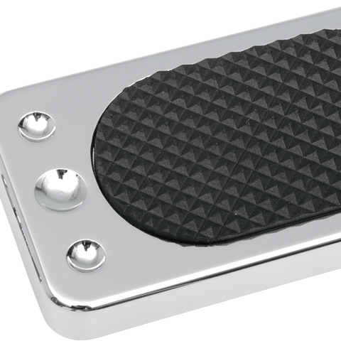 DRAG SPECIALTIES Chrome Brake Pedal Pad - '83-'18 FL Brake Pedal Cover - Team Dream Rides