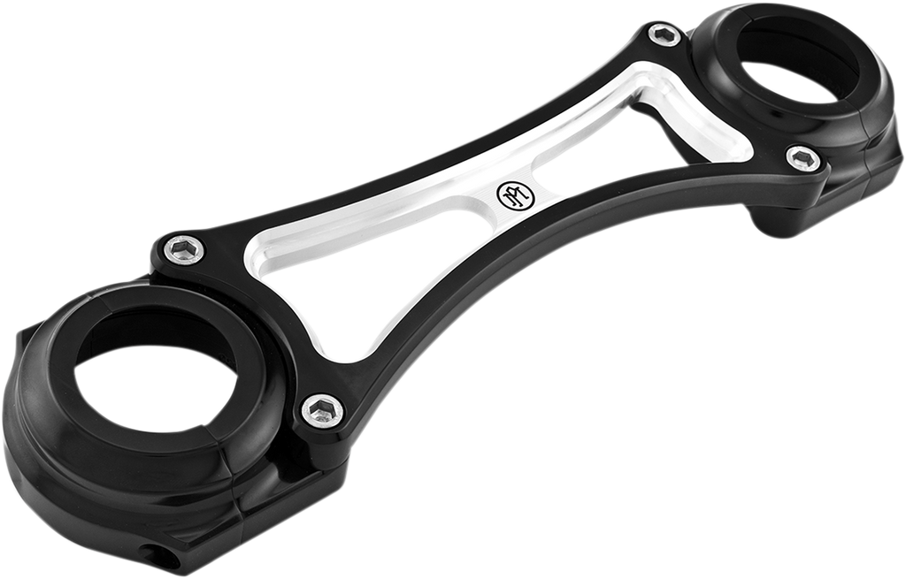 PERFORMANCE MACHINE (PM) Fork Brace - Contrast Cut - 49 mm - '06-'17 FXD Billet Aluminum Fork Brace — Contrast Cut™ - Team Dream Rides