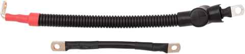 DRAG SPECIALTIES Black Battery Cable Set - '09-'17 ST Battery Cable Set - Team Dream Rides
