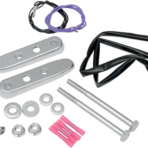 DRAG SPECIALTIES Turn Signal Relocation Kit - '04-'17 XL Chrome Rear Turn Signal Relocation Kits - Team Dream Rides